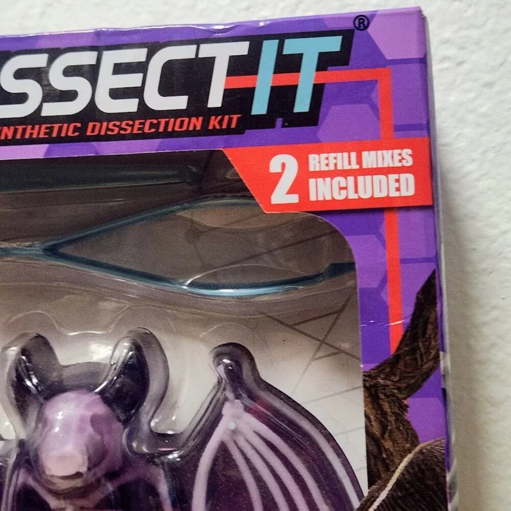 NEW Dissect-it Synthetic Lab Dissection Toy STEM KIT CRAFT Project Bat Biology A